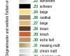 DE-Standardfarbübersicht